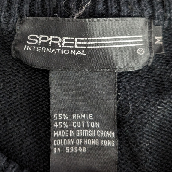 Spree VINTAGE Sequin Shoulder Pad Ugly Christmas Sweater - Picture 7 of 9